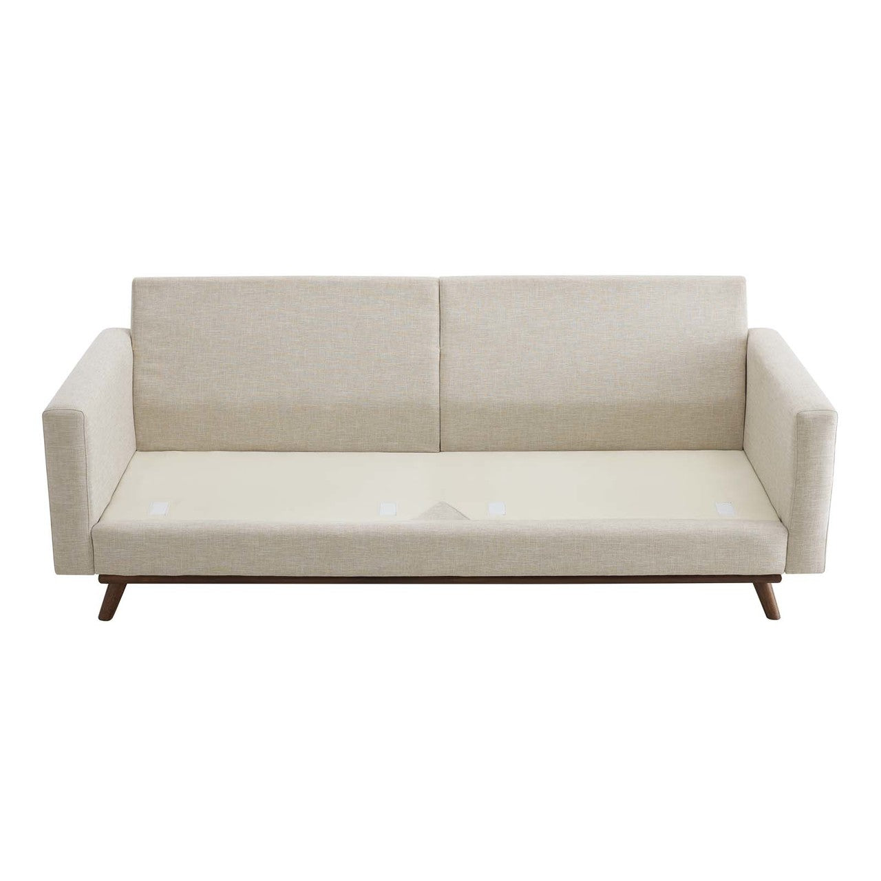 Prompt Upholstered Fabric Sofa, Fabric, Beige 15033