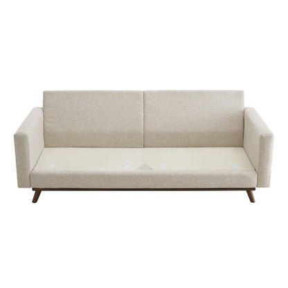 Prompt Upholstered Fabric Sofa, Fabric, Beige 15033