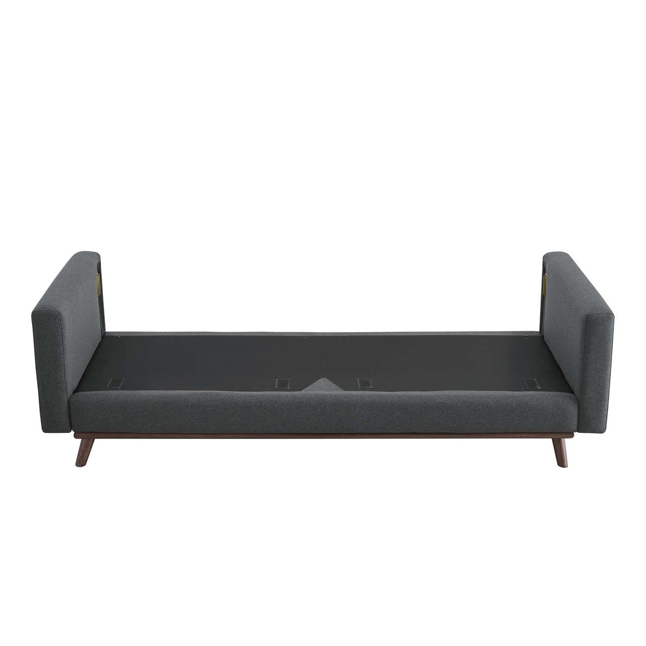 Prompt Upholstered Fabric Sofa, Fabric, Grey Gray 15034
