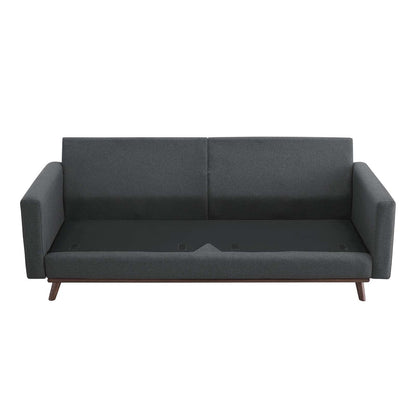 Prompt Upholstered Fabric Sofa, Fabric, Grey Gray 15034