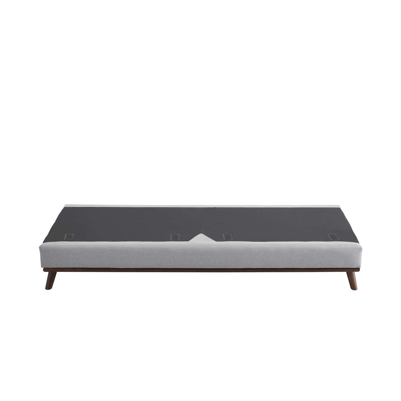 Prompt Upholstered Fabric Sofa, Fabric, Light Grey Gray 15035