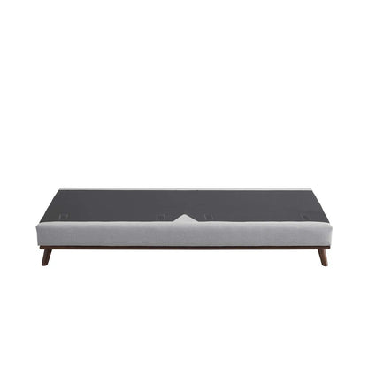 Prompt Upholstered Fabric Sofa, Fabric, Light Grey Gray 15035