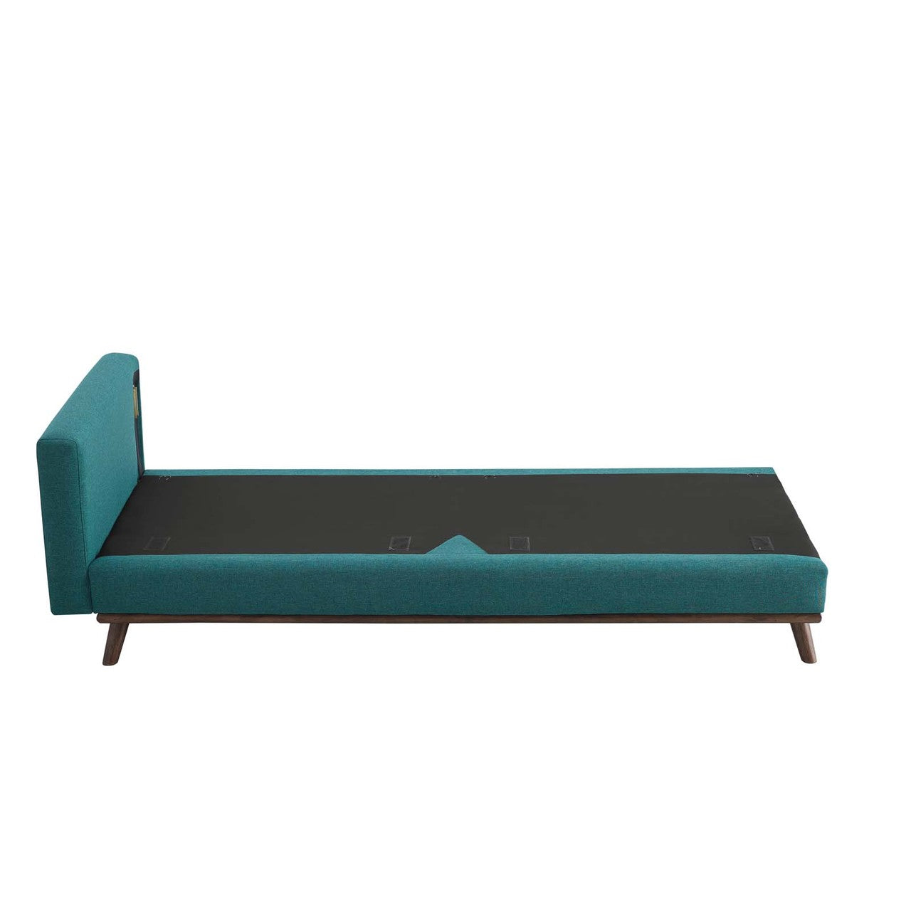 Prompt Upholstered Fabric Sofa, Fabric, Aqua Blue 15036
