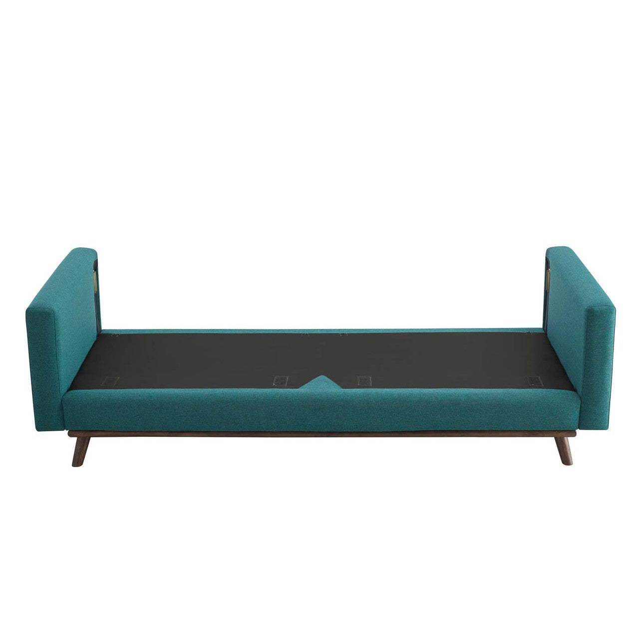 Prompt Upholstered Fabric Sofa, Fabric, Aqua Blue 15036