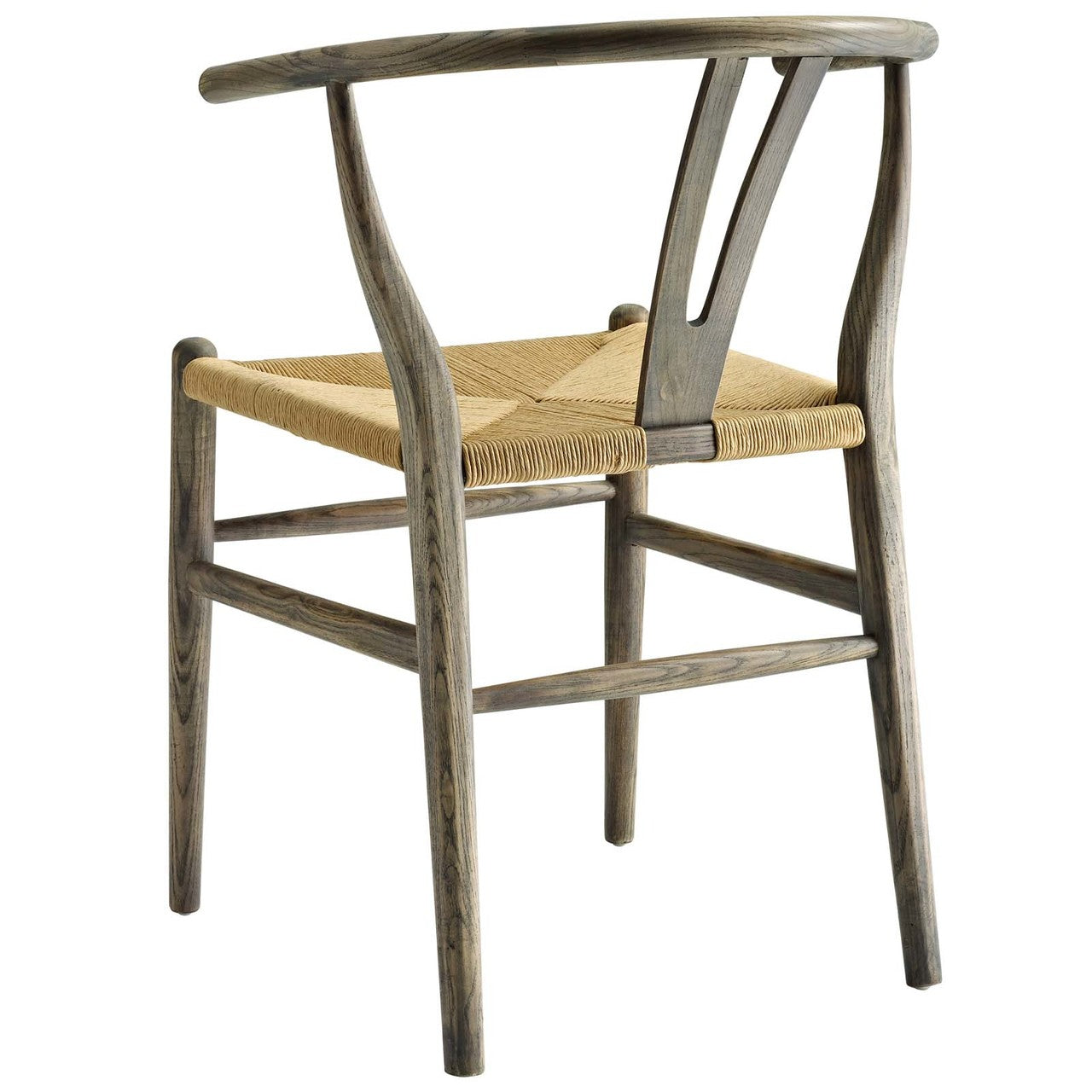 Amish Dining Wood Side Chair, Wood, Grey Gray 14077