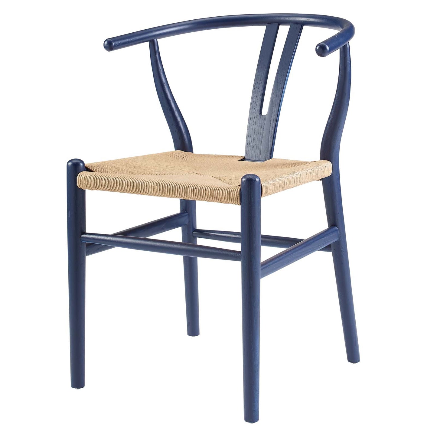 Amish Dining Wood Side Chair, Wood, Dark Blue, 18150