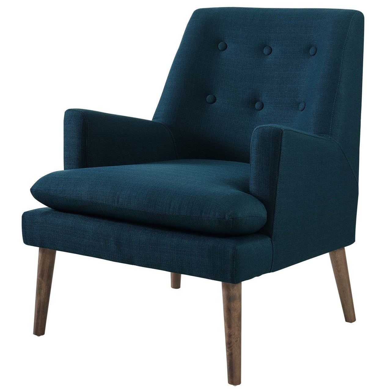 Leisure Upholstered Lounge Chair, Fabric, Navy Blue 14078