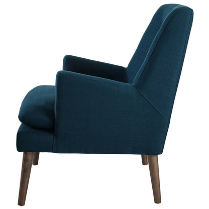 Leisure Upholstered Lounge Chair, Fabric, Navy Blue 14078
