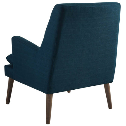Leisure Upholstered Lounge Chair, Fabric, Navy Blue 14078