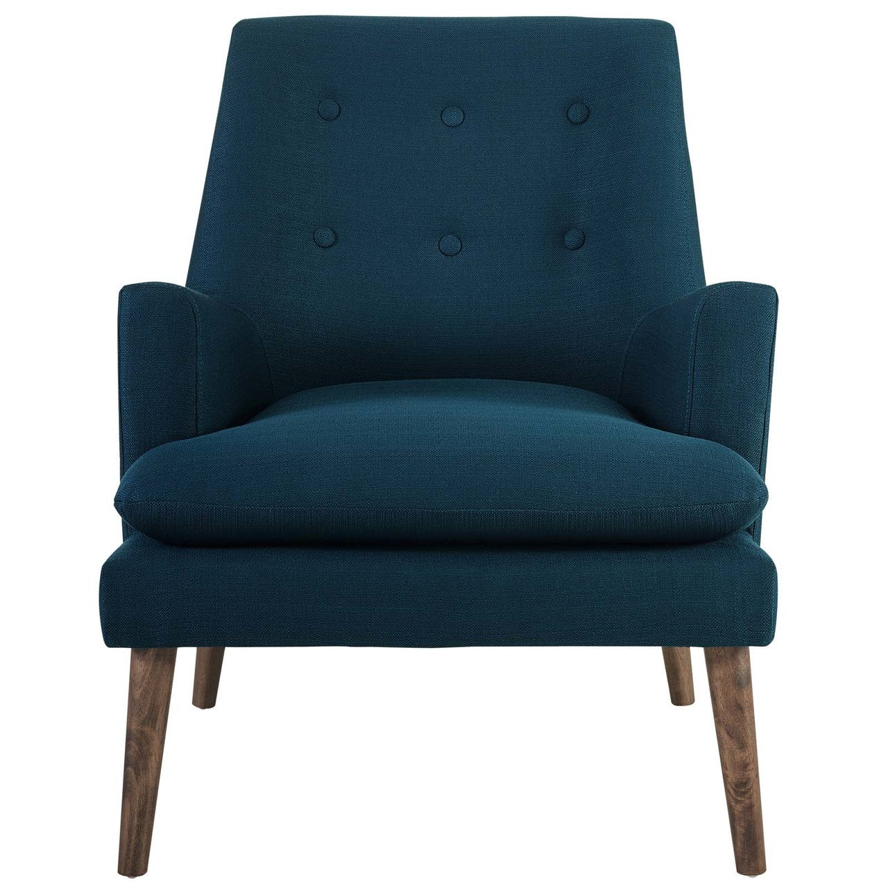 Leisure Upholstered Lounge Chair, Fabric, Navy Blue 14078