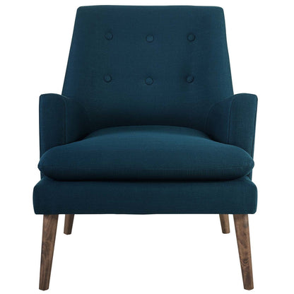 Leisure Upholstered Lounge Chair, Fabric, Navy Blue 14078