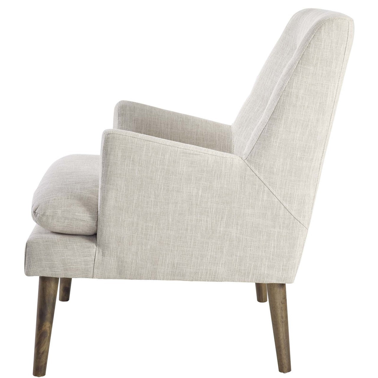 Leisure Upholstered Lounge Chair, Fabric, Beige 14079