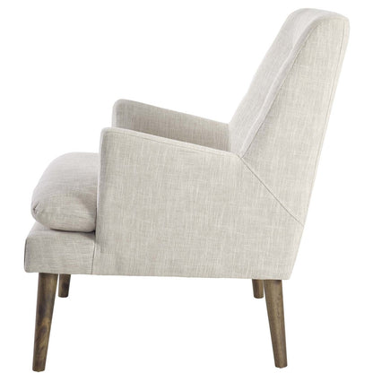 Leisure Upholstered Lounge Chair, Fabric, Beige 14079