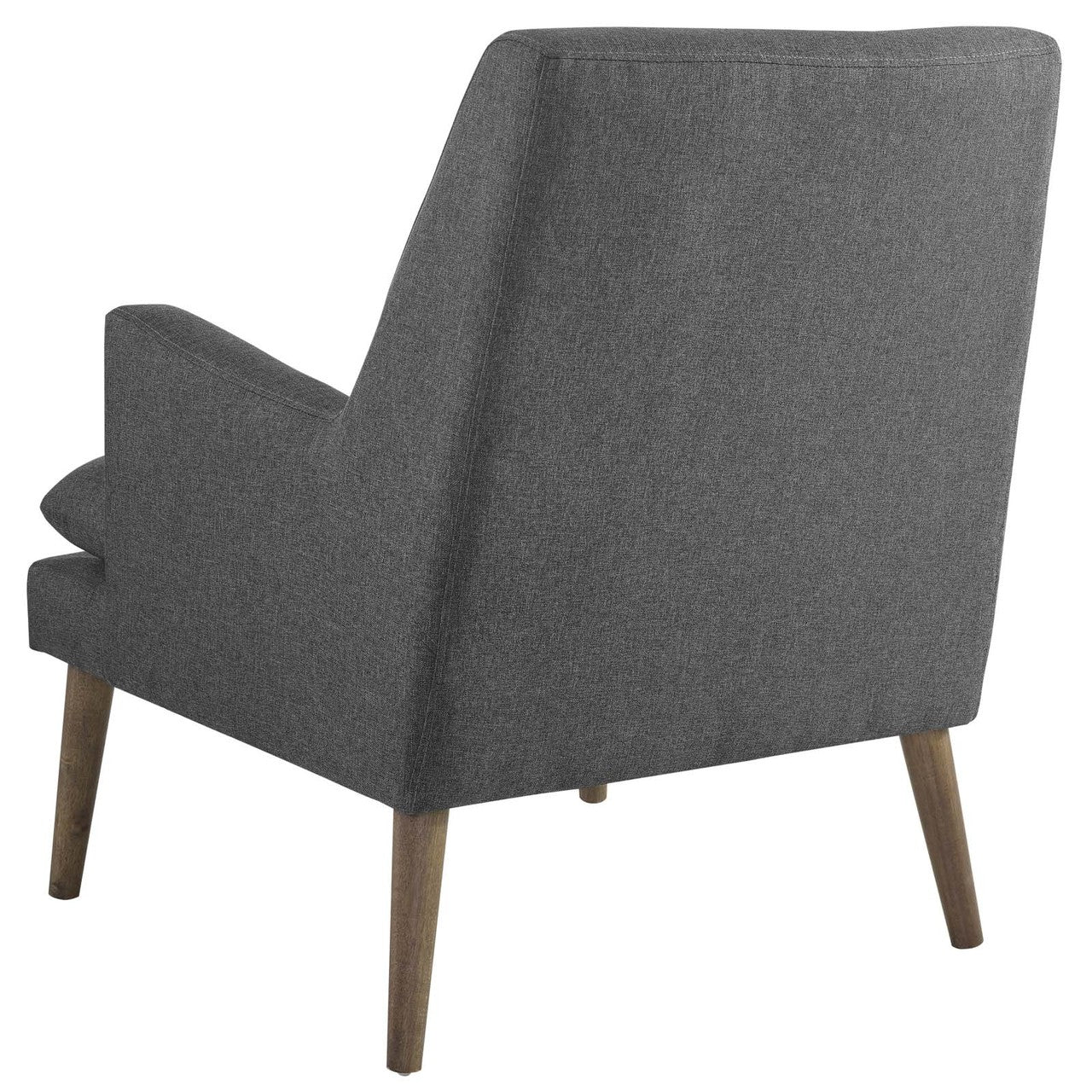 Leisure Upholstered Lounge Chair, Fabric, Grey Gray 14080