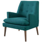 Leisure Upholstered Lounge Chair, Fabric, Aqua Blue 14081