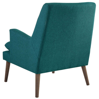 Leisure Upholstered Lounge Chair, Fabric, Aqua Blue 14081