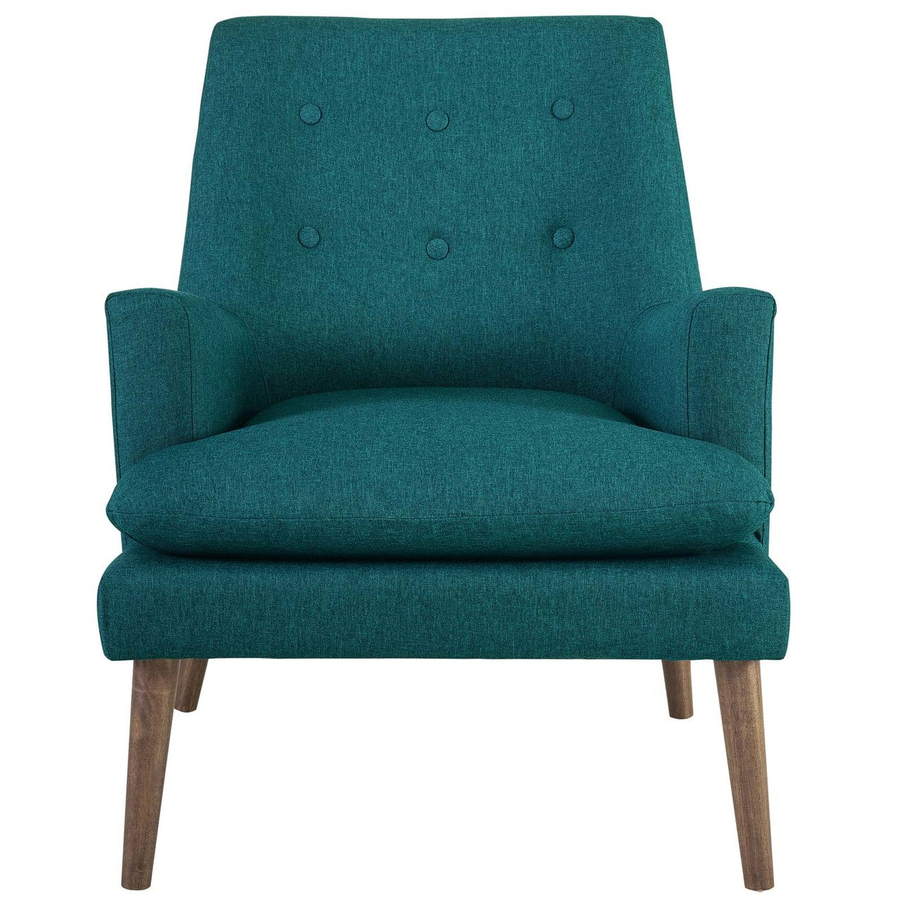 Leisure Upholstered Lounge Chair, Fabric, Aqua Blue 14081