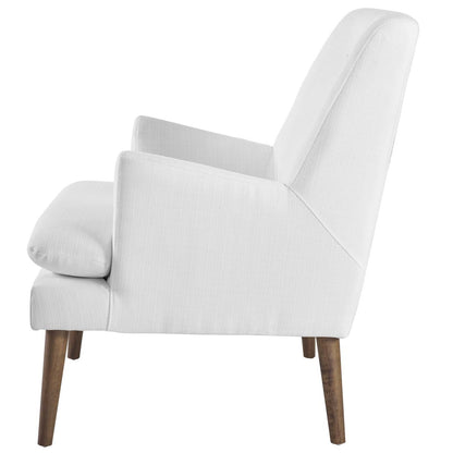 Leisure Upholstered Lounge Chair, Fabric, White 14082