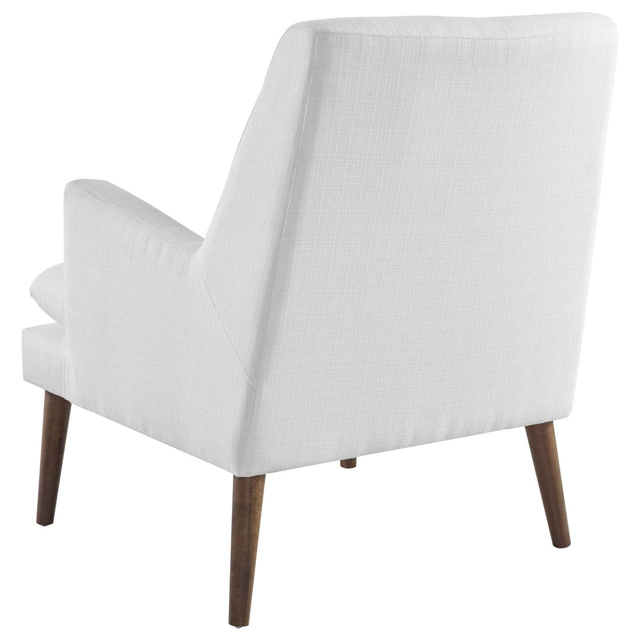 Leisure Upholstered Lounge Chair, Fabric, White 14082