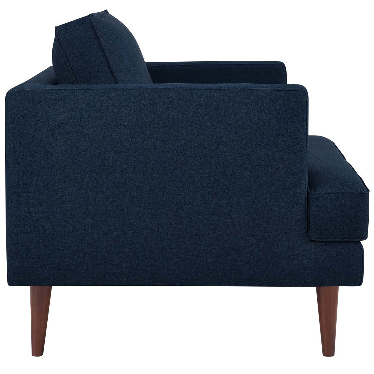 Agile Upholstered Fabric Armchair, Fabric, Blue 14086