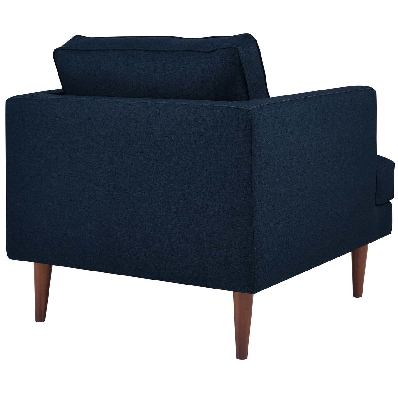Agile Upholstered Fabric Armchair, Fabric, Blue 14086