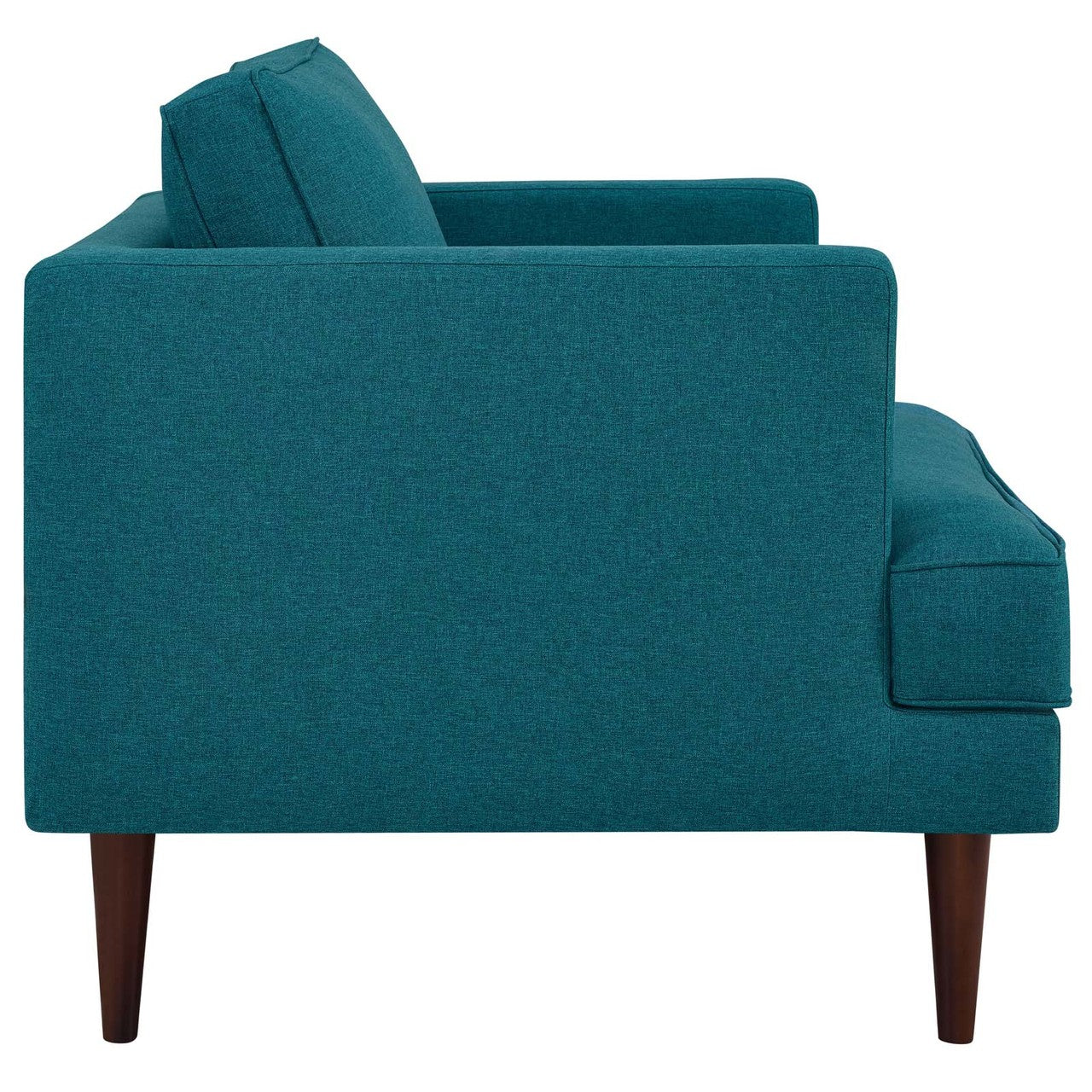 Agile Upholstered Fabric Armchair, Fabric, Aqua Blue 14088