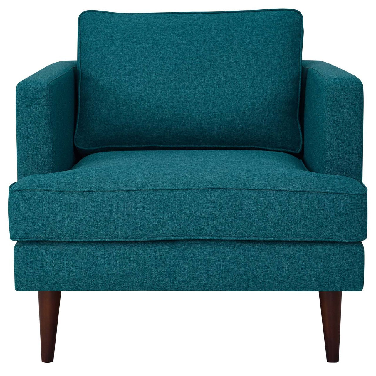Agile Upholstered Fabric Armchair, Fabric, Aqua Blue 14088