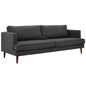 Agile Upholstered Fabric Sofa, Fabric, Grey Gray 14095
