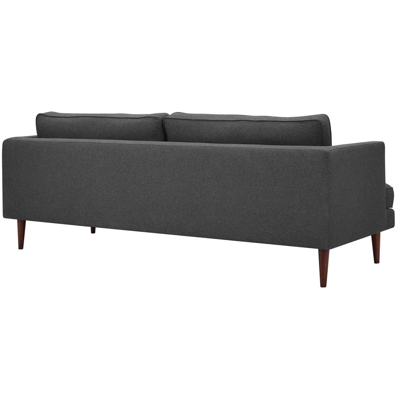 Agile Upholstered Fabric Sofa, Fabric, Grey Gray 14095