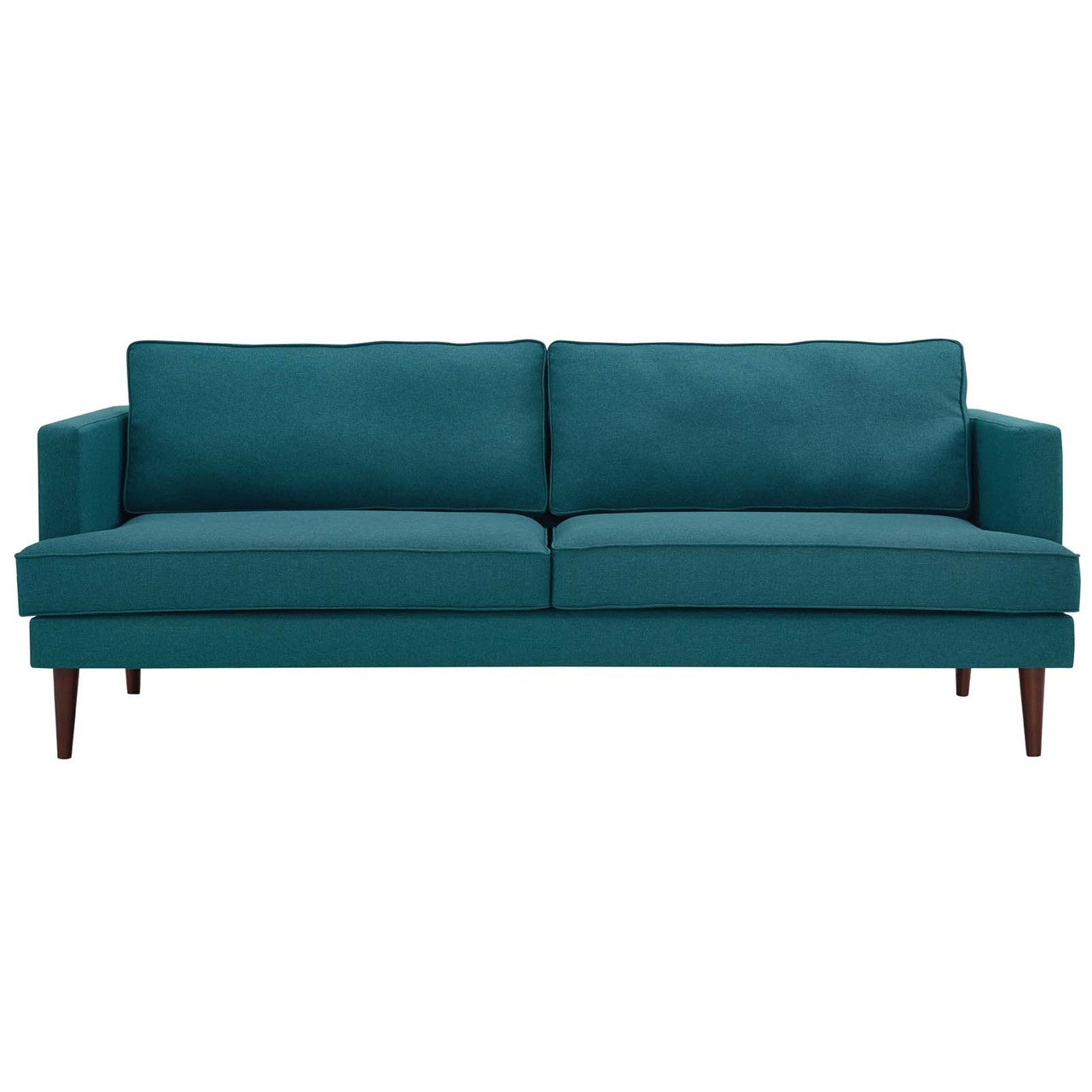 Agile Upholstered Fabric Sofa, Fabric, Aqua Blue 14096