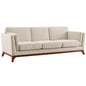Chance Upholstered Fabric Sofa, Fabric, Beige 14114