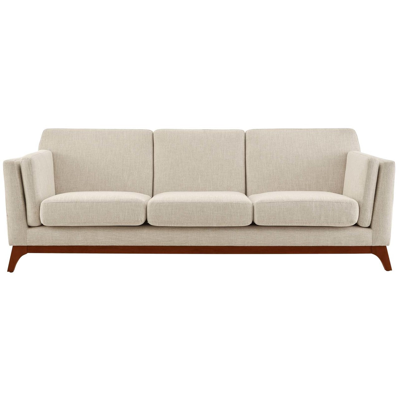 Chance Upholstered Fabric Sofa, Fabric, Beige 14114