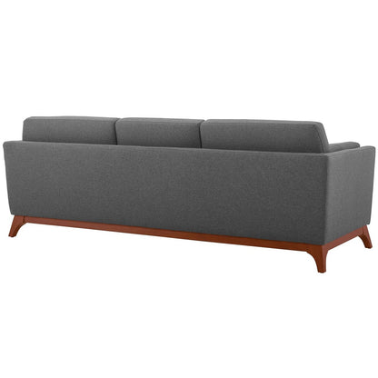Chance Upholstered Fabric Sofa, Fabric, Grey Gray 14115