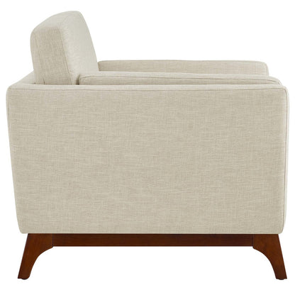 Chance Upholstered Fabric Armchair, Fabric, Beige 14119