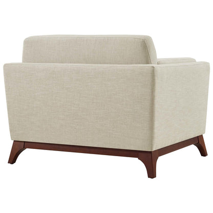 Chance Upholstered Fabric Armchair, Fabric, Beige 14119