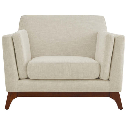 Chance Upholstered Fabric Armchair, Fabric, Beige 14119