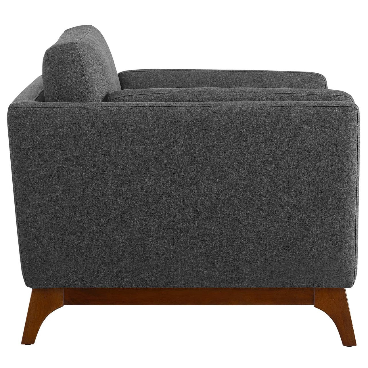 Chance Upholstered Fabric Armchair, Fabric, Grey Gray 14120