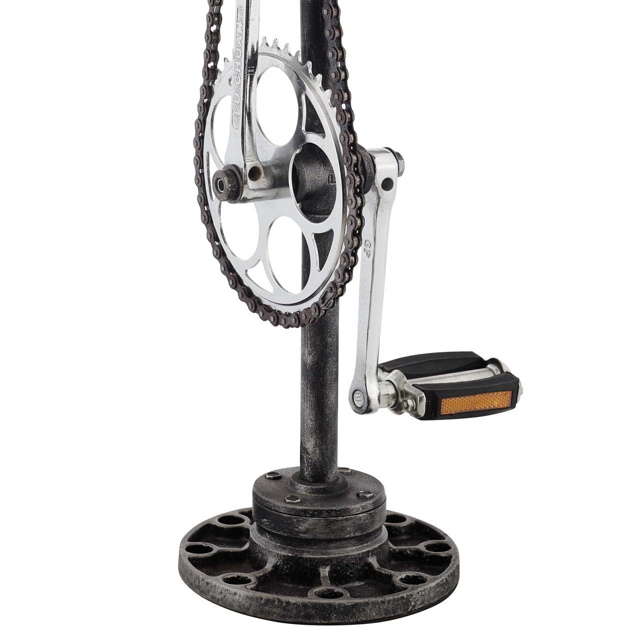 Pedal Steel Table Lamp, Metal Steel Steel, Distessed Black 14152
