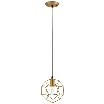 Pique Rose Gold Metal Ceiling Fixture, Metal Steel Steel, Gold 15042
