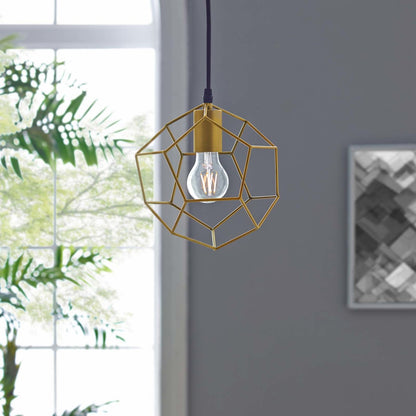 Pique Rose Gold Metal Ceiling Fixture, Metal Steel Steel, Gold 15042
