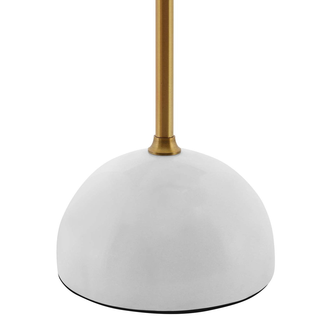 Convey Bronze and White Marble Table Lamp, Metal Steel, Gold 15044