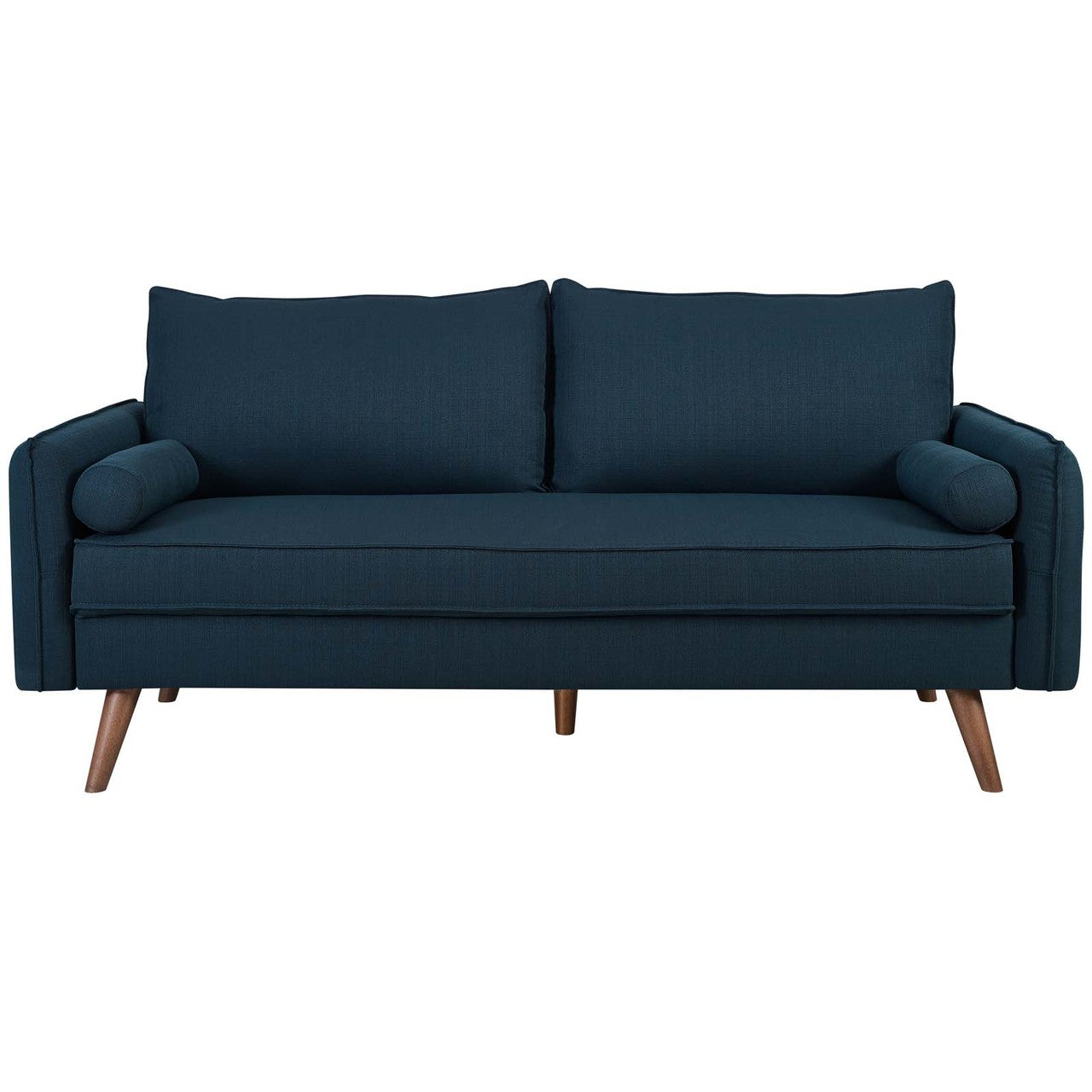 Revive Upholstered Fabric Sofa, Fabric, Navy Blue 14161