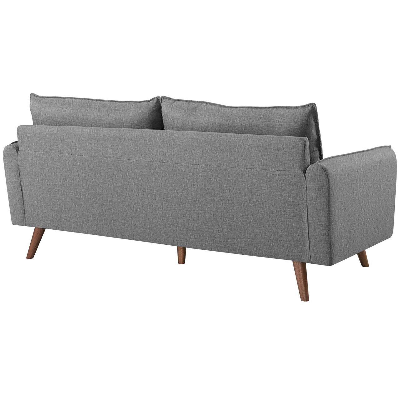 Revive Upholstered Fabric Sofa, Fabric, Light Grey Gray 14164