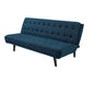 Glance Tufted Convertible Fabric Sofa Bed, Fabric, Navy Blue 15045