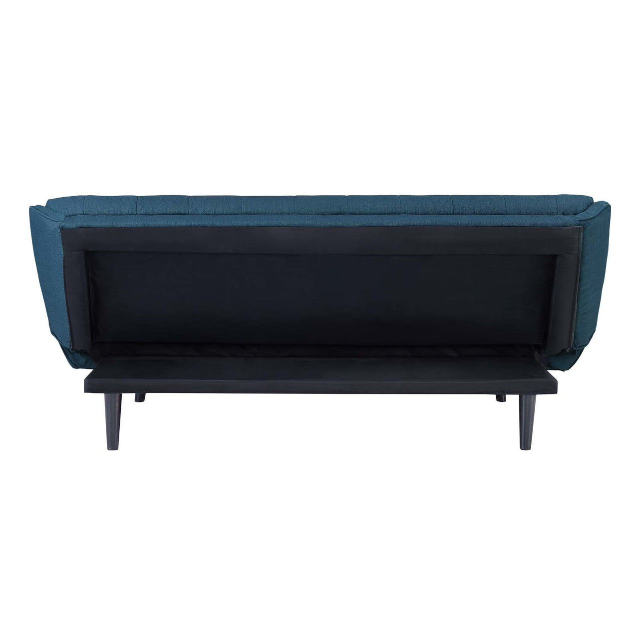 Glance Tufted Convertible Fabric Sofa Bed, Fabric, Navy Blue 15045