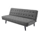 Glance Tufted Convertible Fabric Sofa Bed, Fabric, Grey Gray 15047