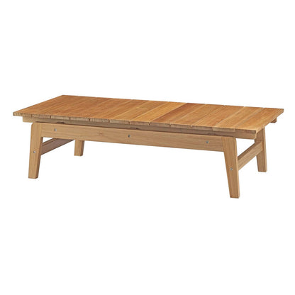 Bayport 4 Piece Outdoor Patio Teak Set, Wood, White Natural 14186