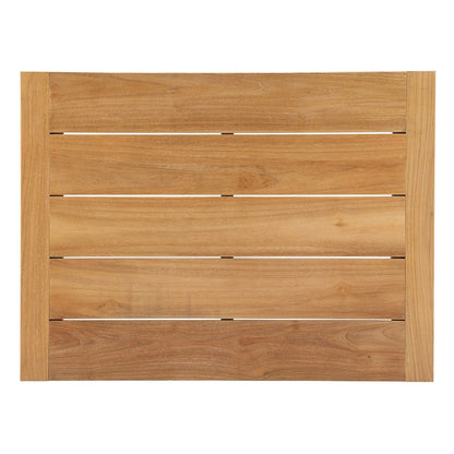 Upland 3 Piece Outdoor Patio Teak Set, Wood, White Natural 14189