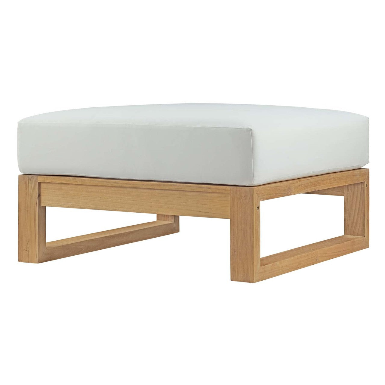 Upland 8 Piece Outdoor Patio Teak Set, Wood, White Natural 14192