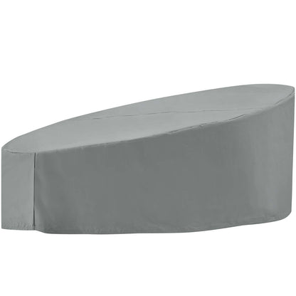 Immerse Taiji / Convene / Sojourn / Summon Daybed Outdoor Patio Furniture Cover, Fabric, Grey Gray, 17272